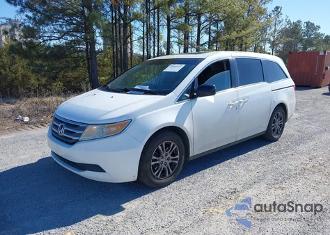 2011 Honda Odyssey Ex-L из США, поврежденный, VIN 5FNRL5H60BB028325